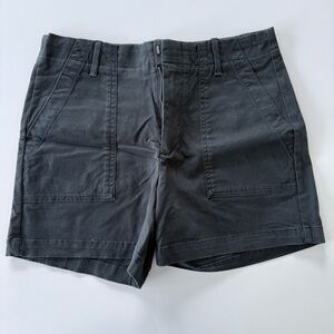 Banana Republic Authentic Chino Utility Short in Charcoal